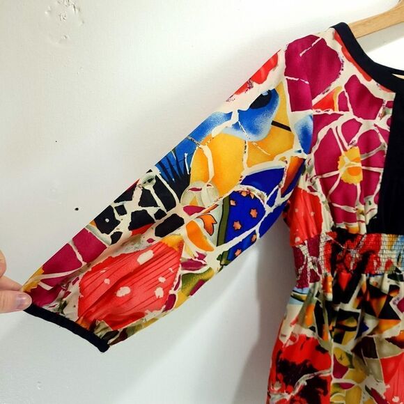 Nygard Collection Multicolour Artistic Blouse - Picture 4 of 8